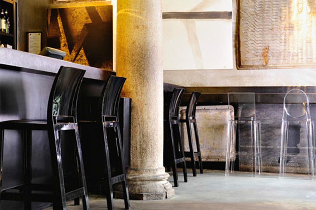 One More Bar Stool (Set of 2) Bar + Counter Stools Kartell