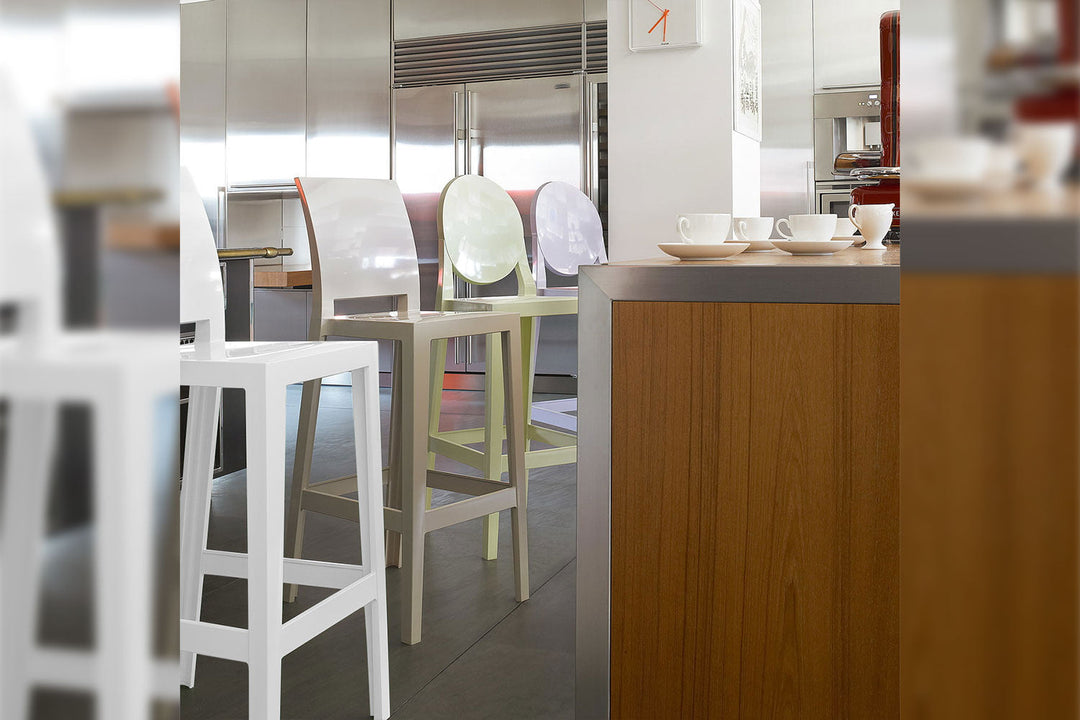 One More Please Bar Stool (Set of 2) Bar + Counter Stools Kartell