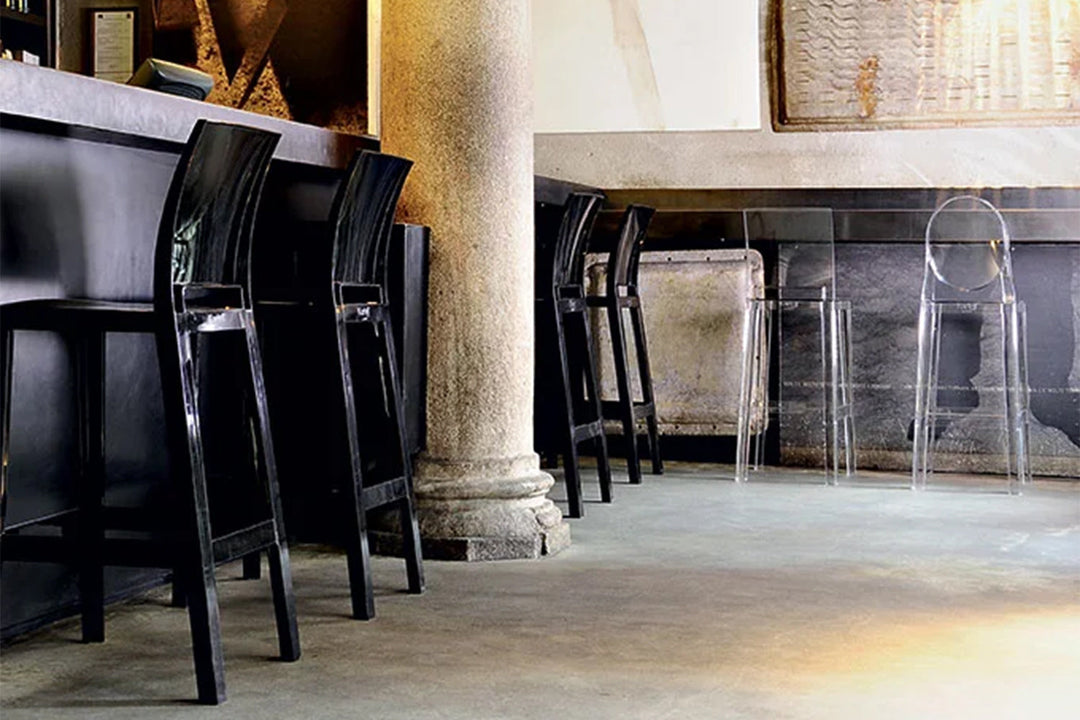 One More Please Bar Stool (Set of 2) Bar + Counter Stools Kartell