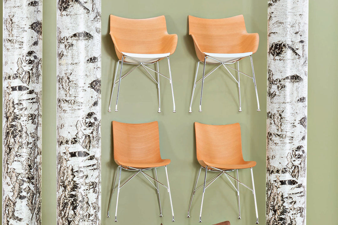 P/Wood Dining Chair Dining Chairs Kartell
