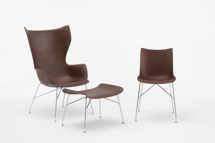 P/Wood Dining Chair Dining Chairs Kartell