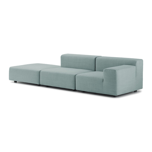 Plastics Outdoor 2-Seater Sofa with Pouf Outdoor Sofas Kartell