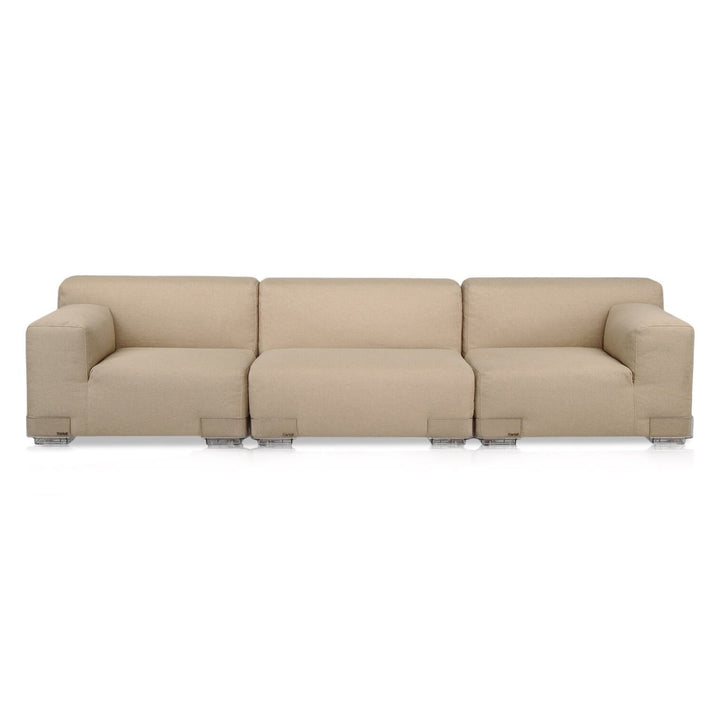 Plastics Duo 3 Seater Sofa Sofas Kartell Dove Small: 101.4 in width