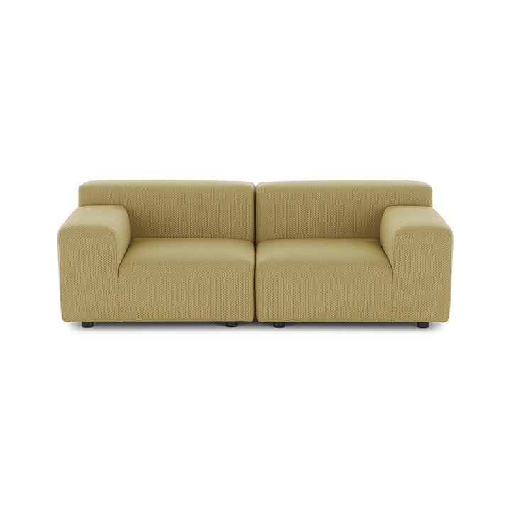 Plastics Outdoor Liberty 2-Seater Sofa Outdoor Sofas Kartell Tamba Yellow