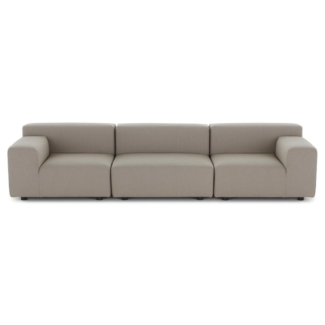 Plastics Outdoor Liberty 3-Seater Sofa Outdoor Sofas Kartell Tamba Beige