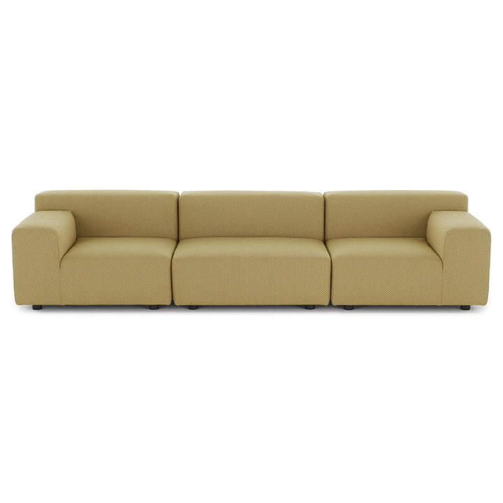 Plastics Outdoor Liberty 3-Seater Sofa Outdoor Sofas Kartell Tamba Yellow