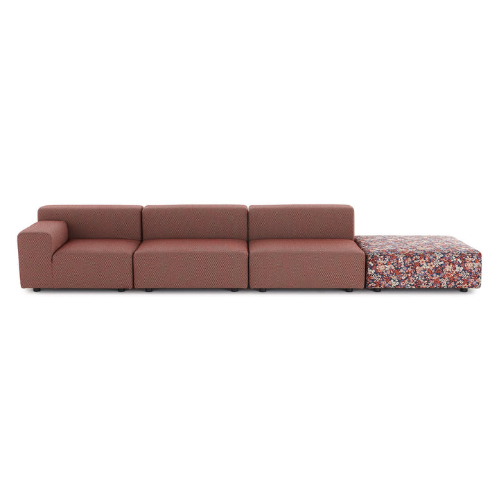 Plastics Outdoor Liberty 3-Seater Sofa with Pouf Outdoor Sofas Kartell Tamba Rust / Artemis Rust