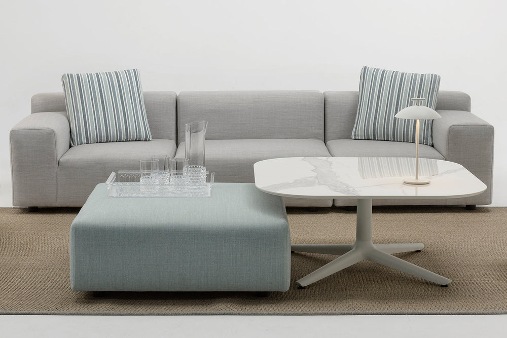 Plastics Outdoor Ottoman Ottomans + Stools Kartell