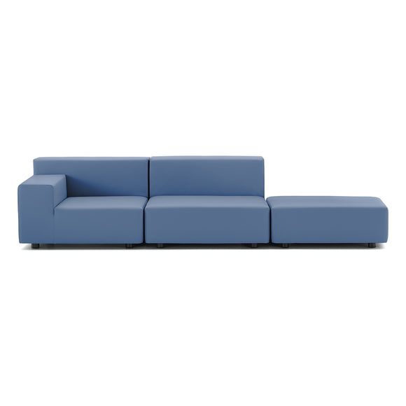 Plastics Tech Two Seater Sofa + Ottoman Sectional Sofas Kartell