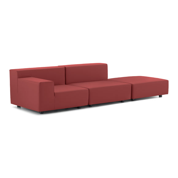 Plastics Tech Two Seater Sofa + Ottoman Sectional Sofas Kartell