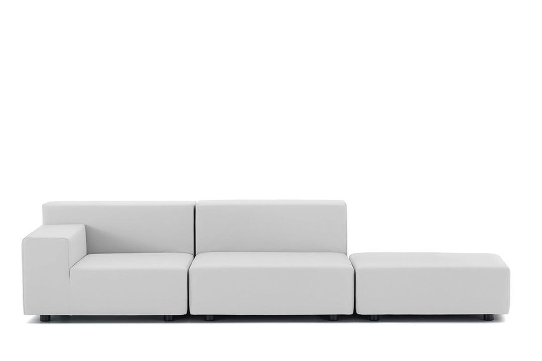 Plastics Tech Sectional Sofa with Peninsula Sectionals Kartell
