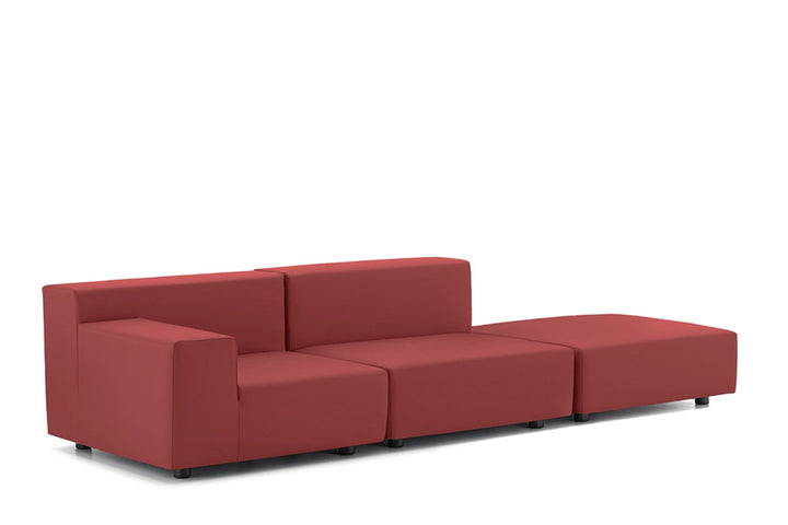 Plastics Tech Sectional Sofa with Peninsula Sectionals Kartell