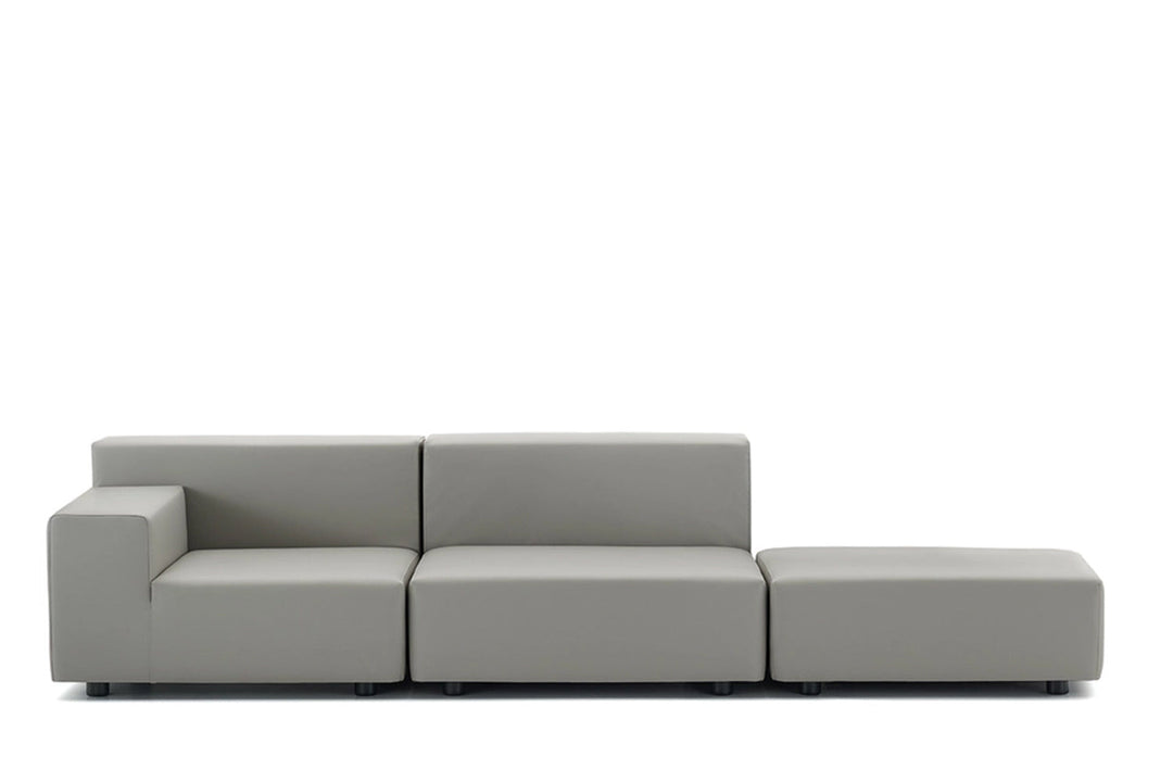 Plastics Tech Sectional Sofa with Peninsula Sectionals Kartell
