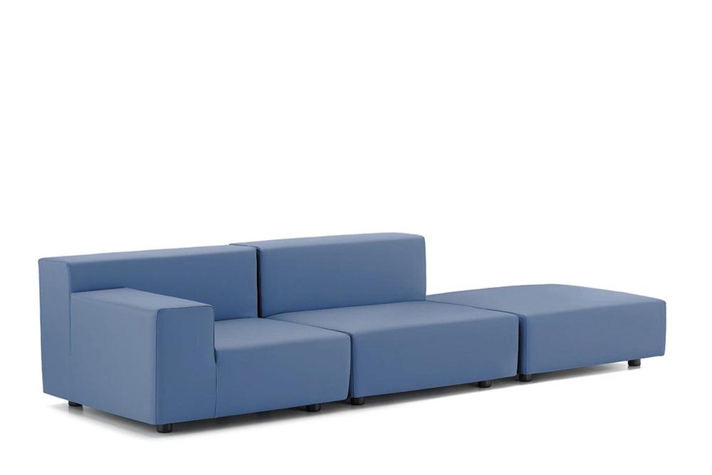 Plastics Tech Sectional Sofa with Peninsula Sectionals Kartell