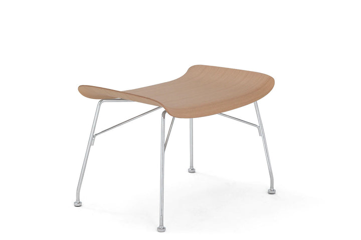 S/Wood Footstool Ottomans + Stools Kartell