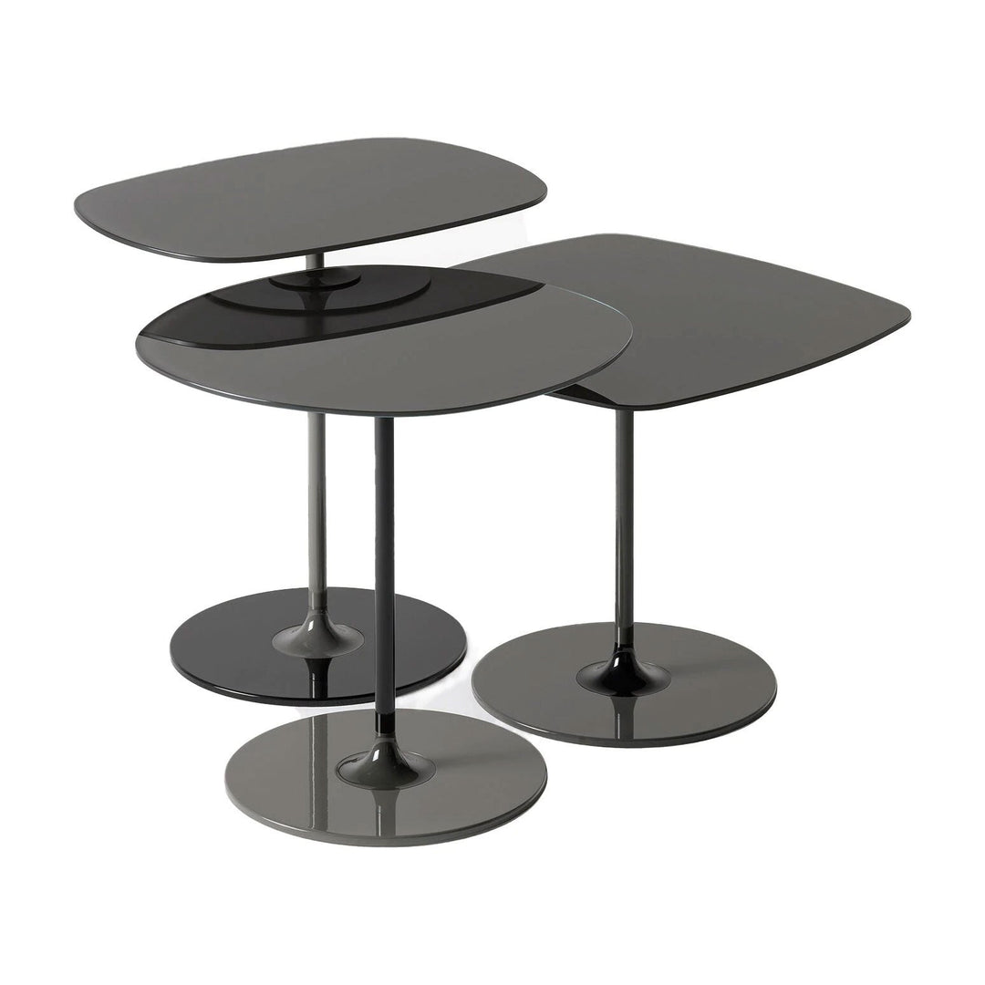 Thierry Side Table Set Accent Tables Kartell Black