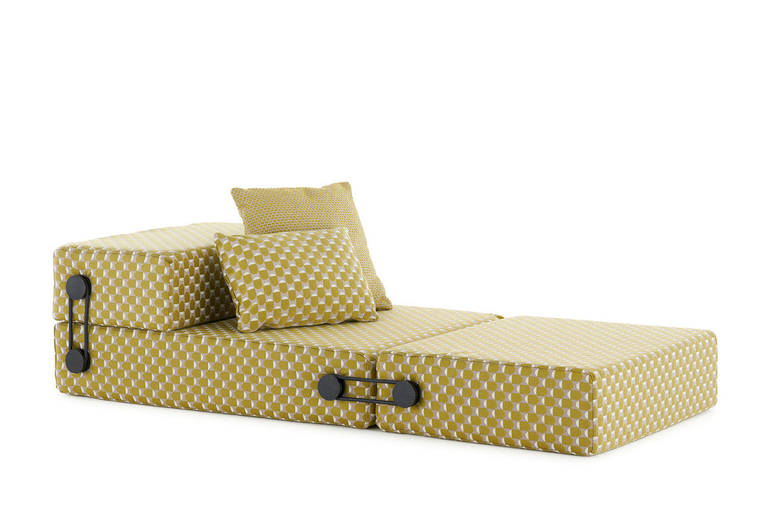 Trix Convertible Chaise Lounge Outdoor Quickship Chaise Lounges Kartell