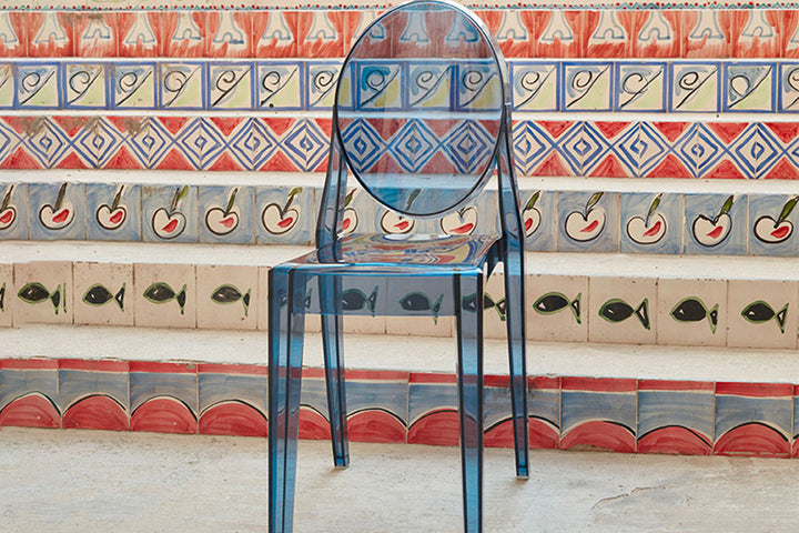 Victoria Ghost Dining Chair (Set of 2) Quickship Dining Chairs Kartell