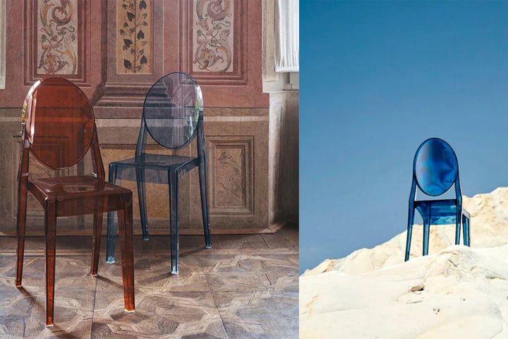 Victoria Ghost Dining Chair (Set of 2) Quickship Dining Chairs Kartell