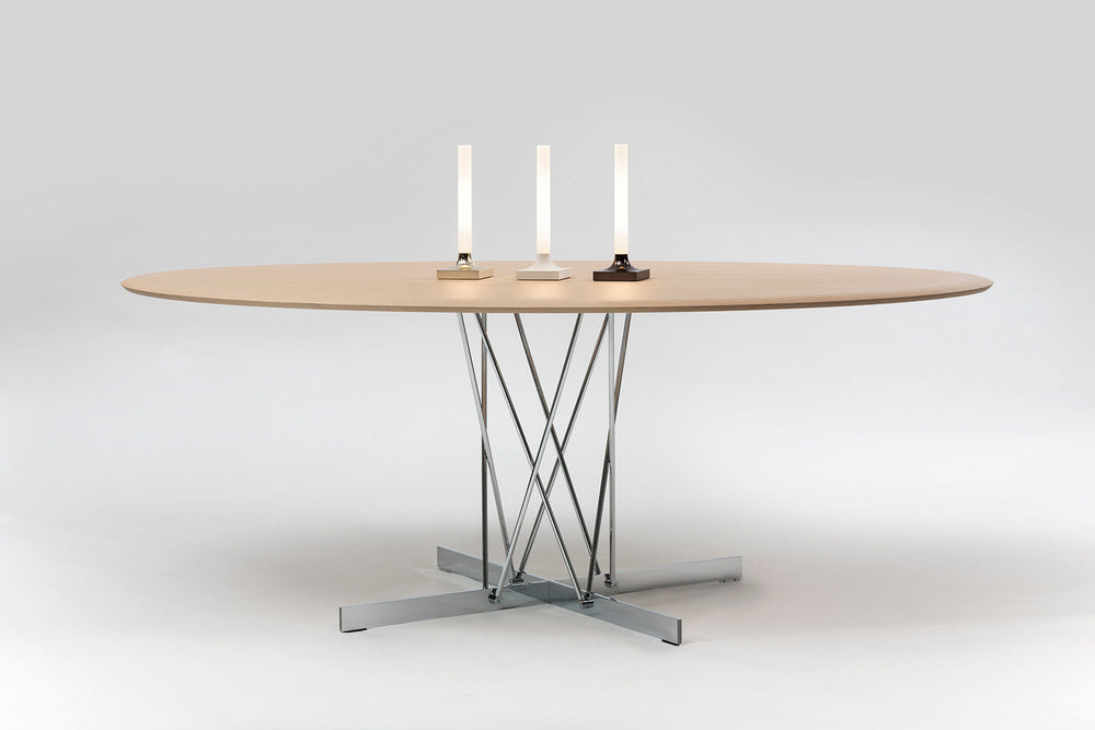Viscount of Wood Oval Dining Table Dining Tables Kartell
