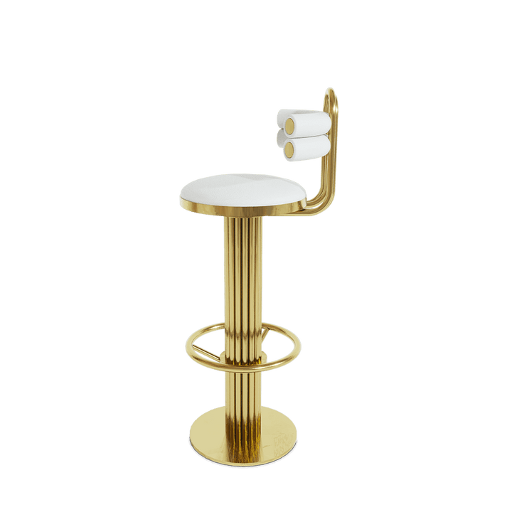 KELLY DEMILUNE BAR CHAIR Bar Stools Essential Homes