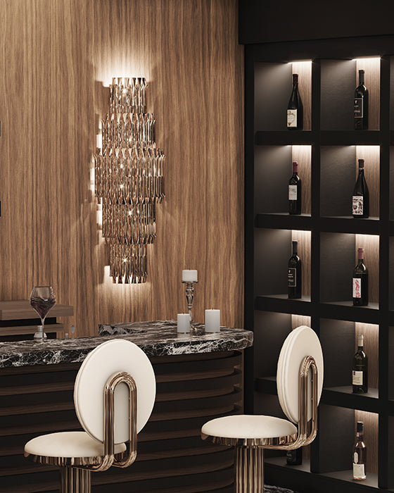 KELLY ROUND BAR CHAIR Bar Stools Essential Homes