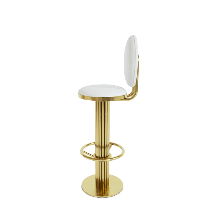 KELLY ROUND BAR CHAIR Bar Stools Essential Homes