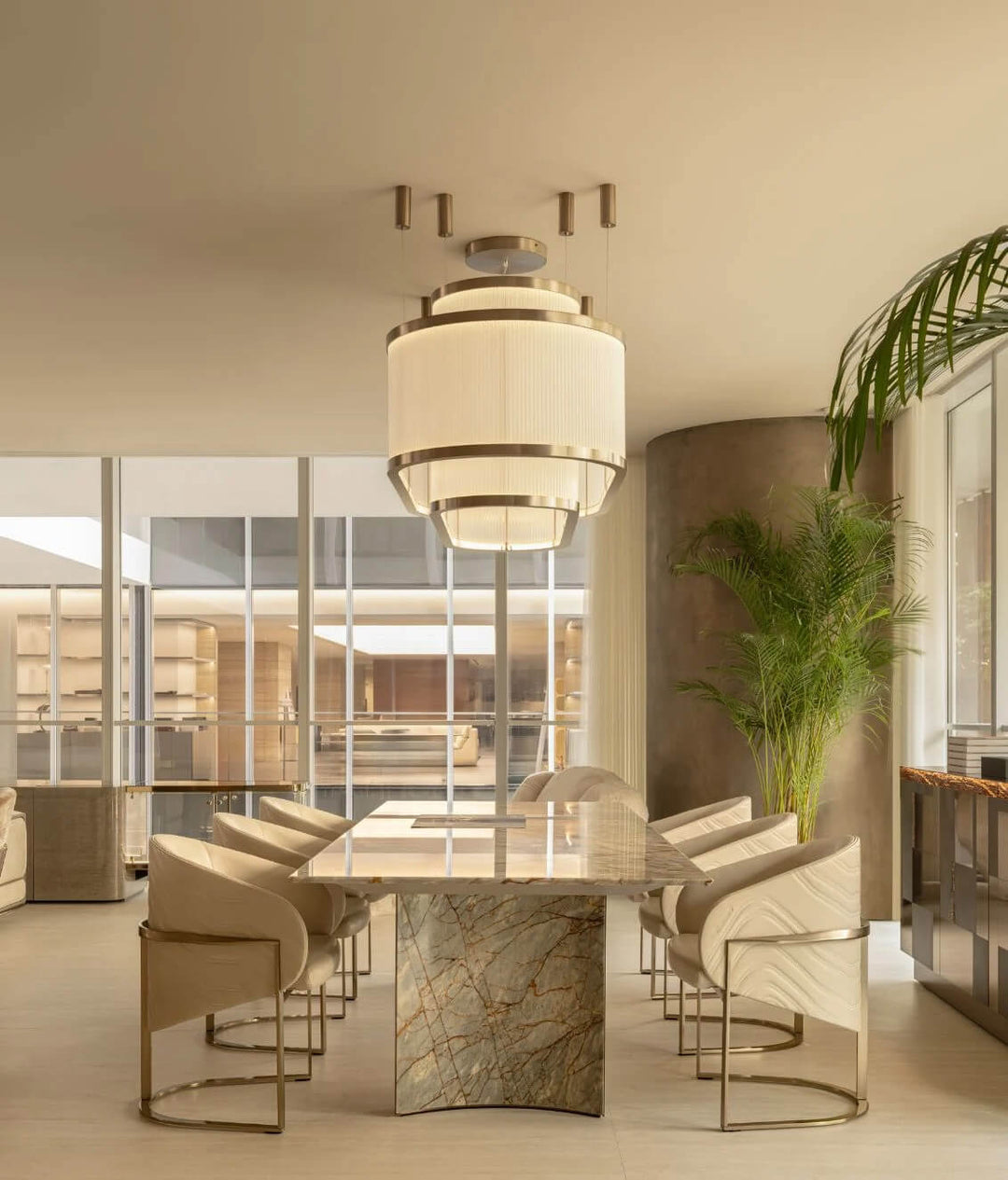 Kerwan Marble Table Fixed Tables Visionnaire