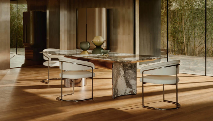 Kerwan Marble Table Fixed Tables Visionnaire
