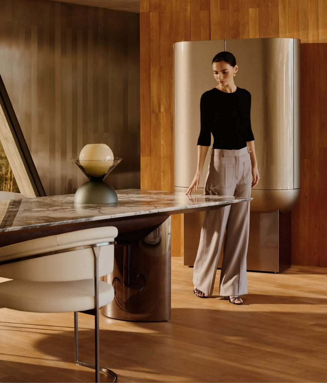 Kerwan Marble Table Fixed Tables Visionnaire