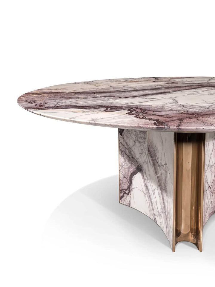 Kerwan Round Marble Table Fixed Tables Visionnaire