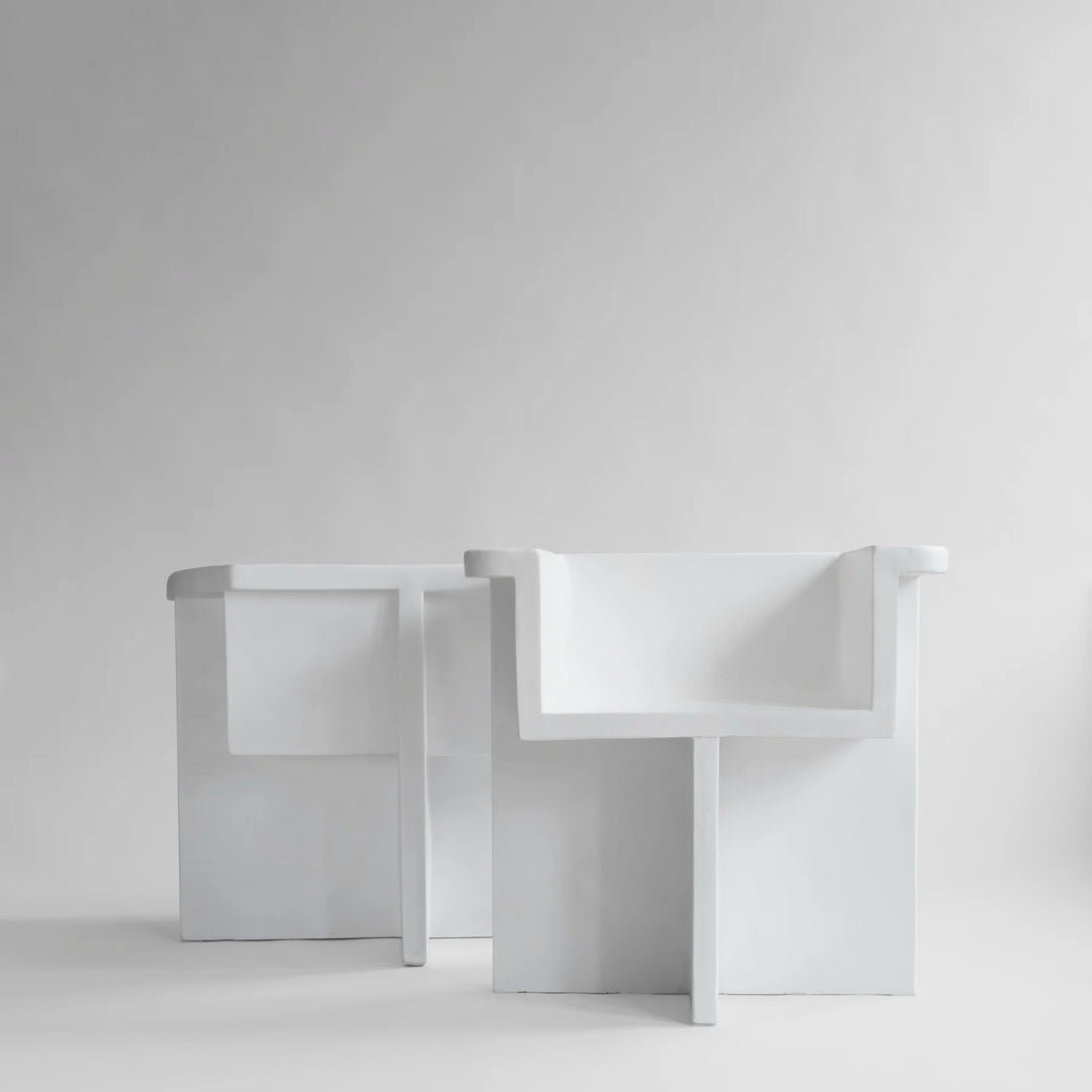 Brutus Lounge Chair - Bone White Chairs 101 Copenhagen   
