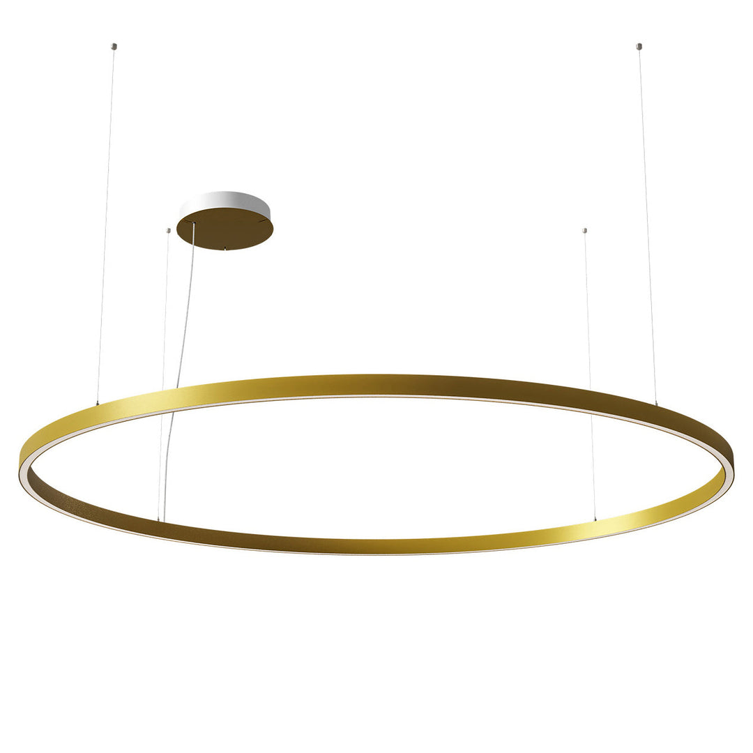 Zirkol Circle LED Pendant Light Lighting NEMO Gold Large: 78.7 in diameter Downlight / 2700K - Warm White