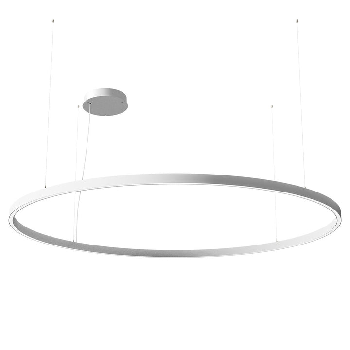 Zirkol Circle LED Pendant Light Lighting NEMO White Large: 78.7 in diameter Downlight / 2700K - Warm White