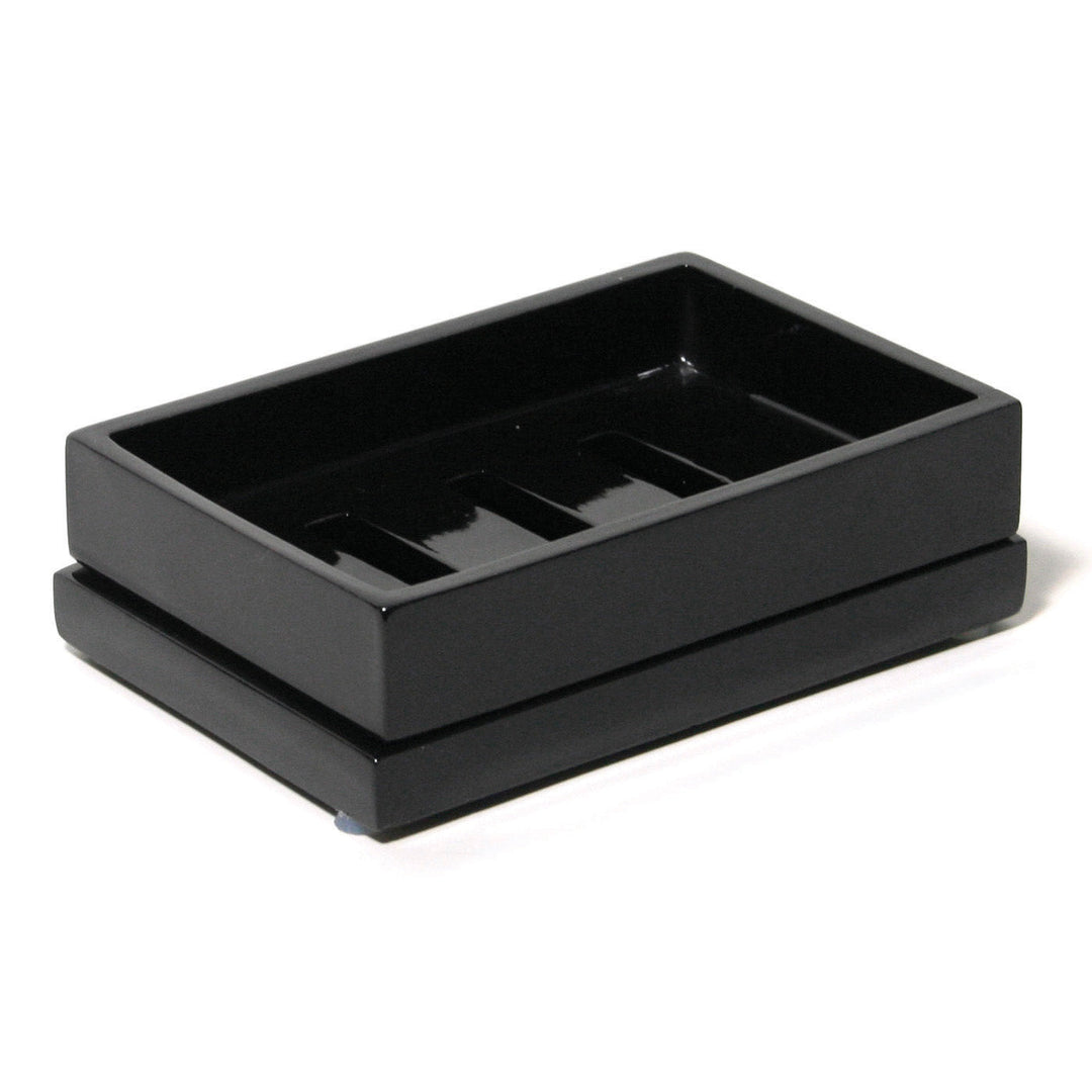 Lacquer Soap Dish Jonathan Adler Black