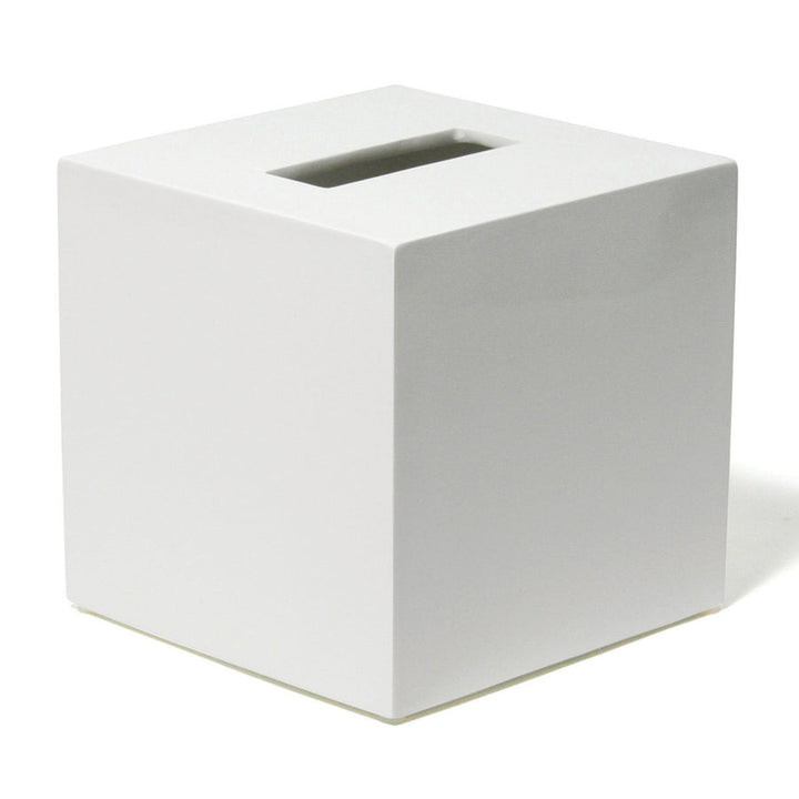 Lacquer Tissue Box Jonathan Adler White