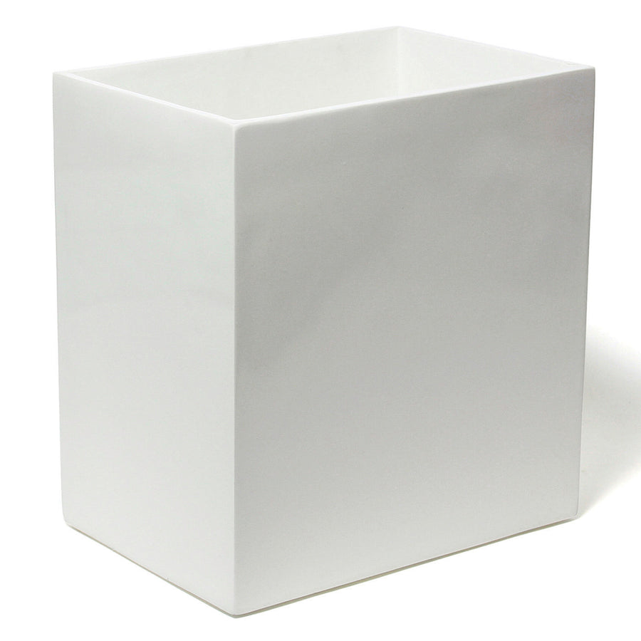 Lacquer Wastebasket Jonathan Adler White