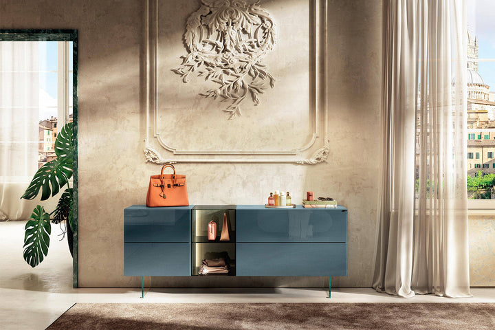 36e8 2138 Glass Dresser Dressers Lago
