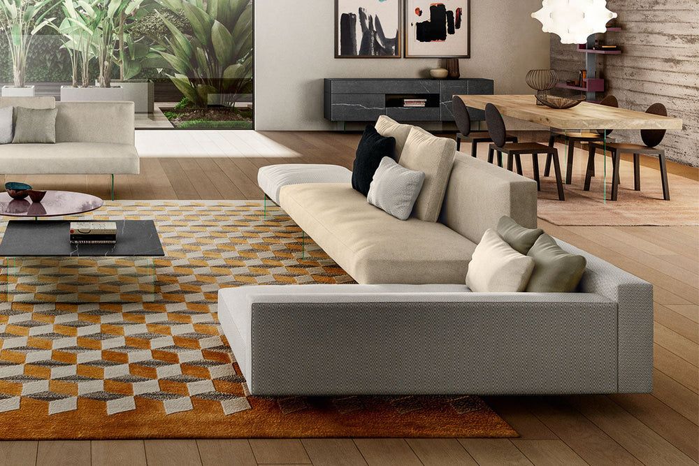 Air 0814 Sectional Sofa with Chaise Sectionals Lago