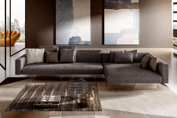 Air 0818 Sectional Sofa with Chaise Sectionals Lago
