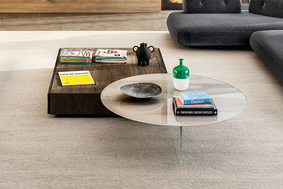 Air Round Xglass Coffee Table Coffee Tables Lago