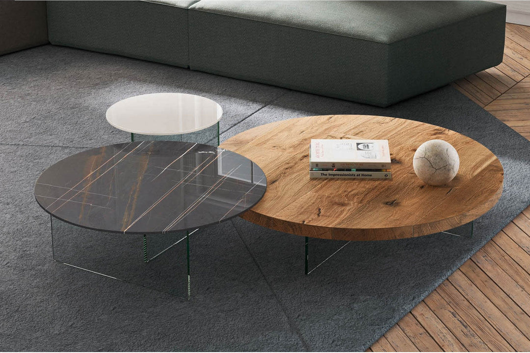 Air Round Xglass Coffee Table Coffee Tables Lago