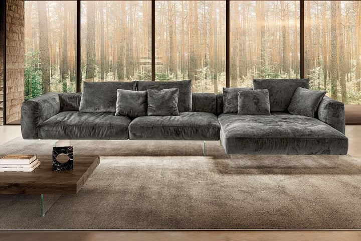 Air Soft 1902 Sectional Sofa with Chaise Sectionals Lago