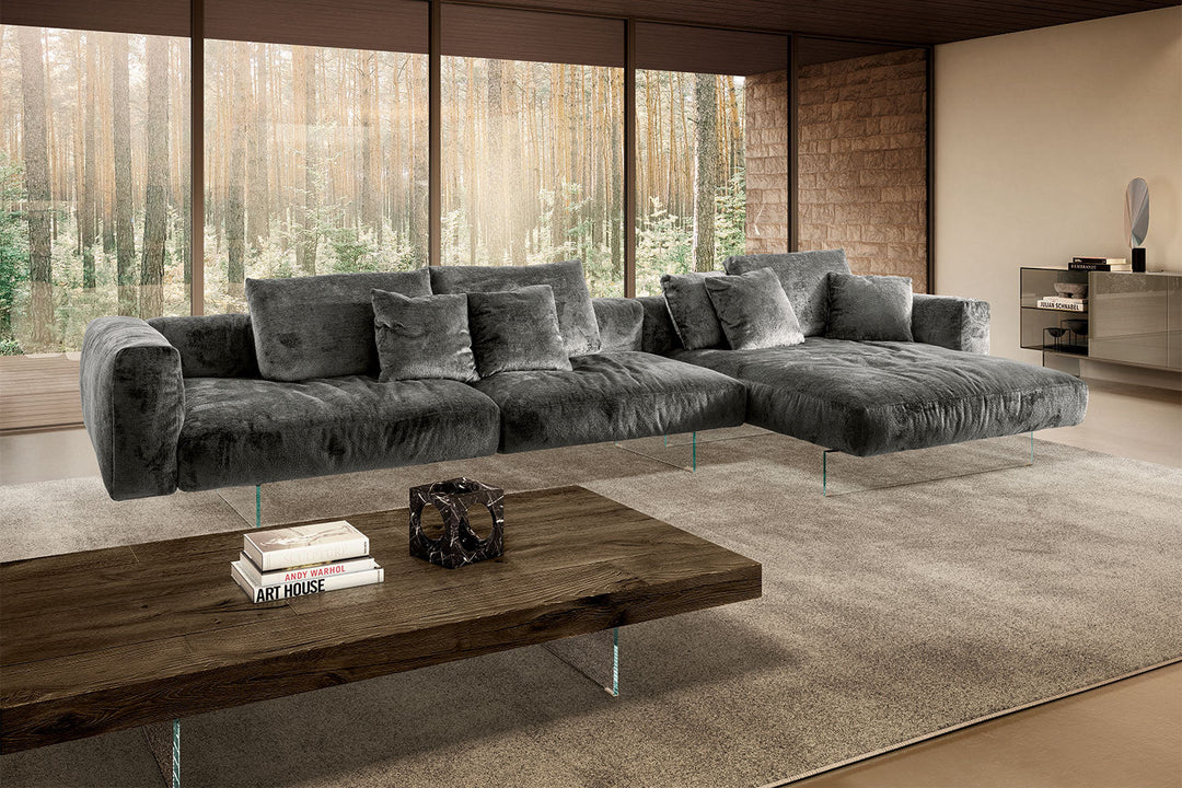 Air Soft 1902 Sectional Sofa with Chaise Sectionals Lago