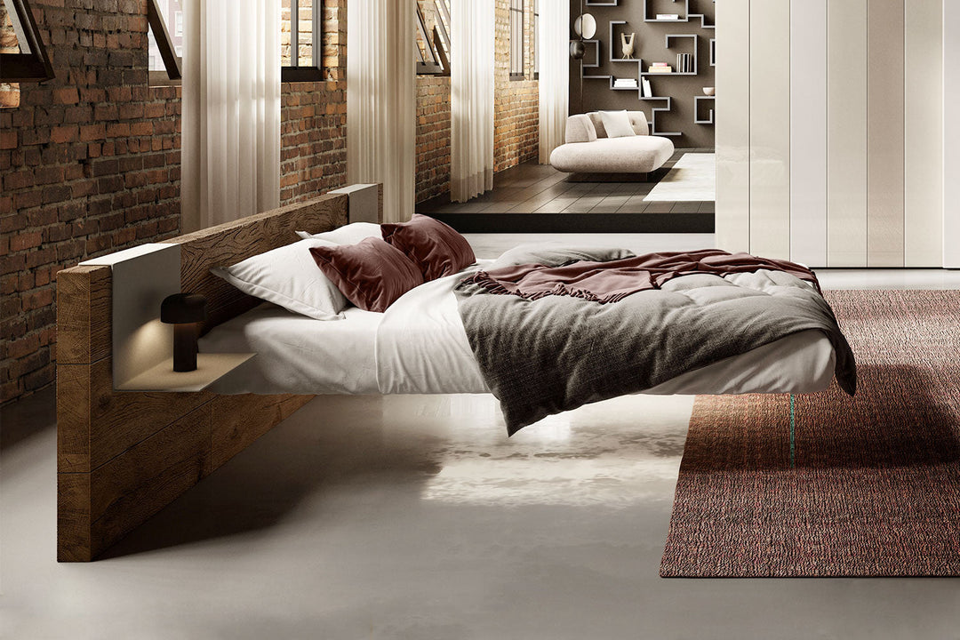 Air Wide Wood Bed Beds Lago