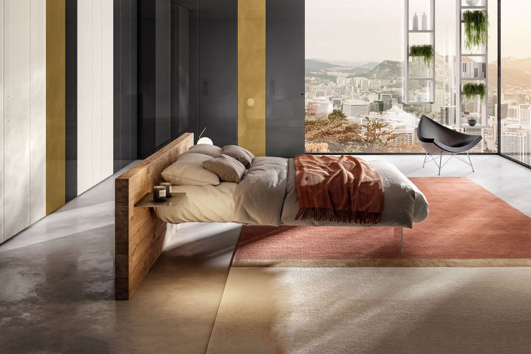 Air Wide Wood Bed Beds Lago