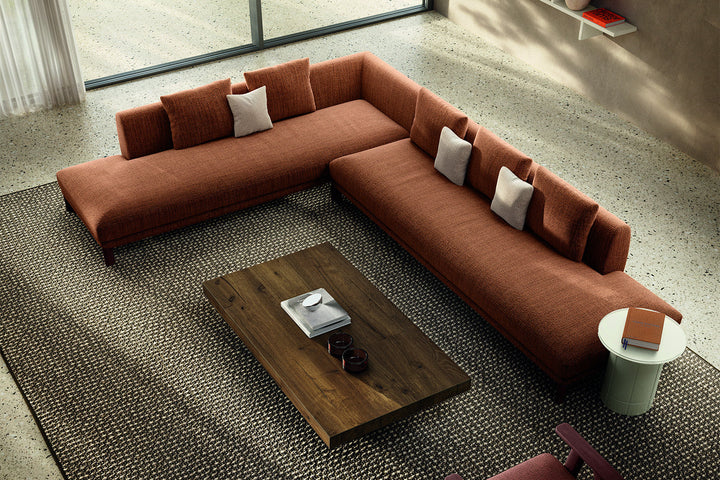 Altana Corner Sectional Sofa With Peninsula Sectionals Lago