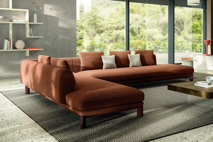 Altana Corner Sectional Sofa With Peninsula Sectionals Lago