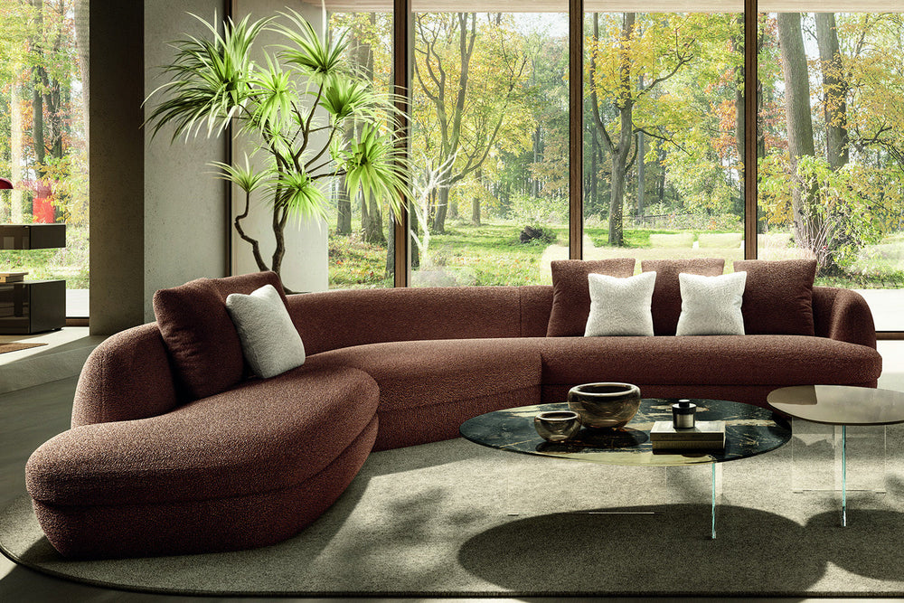 Biza Corner Sectional Sofa With Peninsula Sectionals Lago