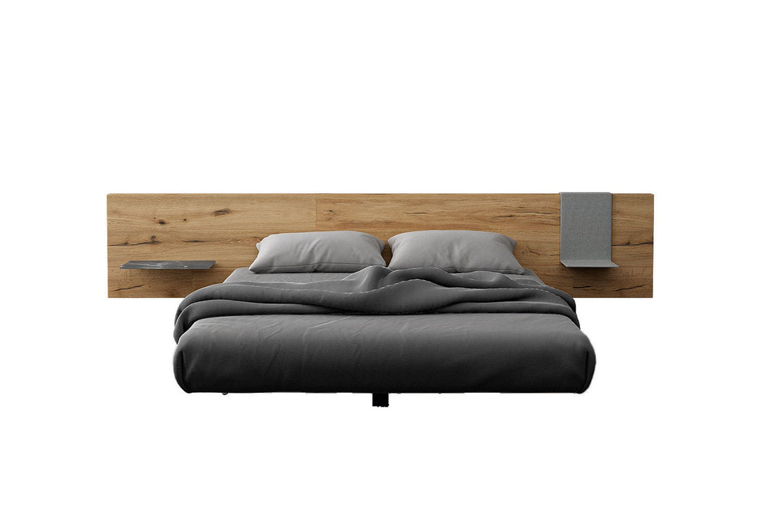Fluttua Wide Wood Bed Beds Lago